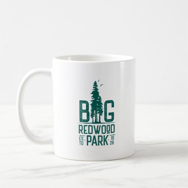 Caneca De Café Mug do Parque Redwood (Esquerda)