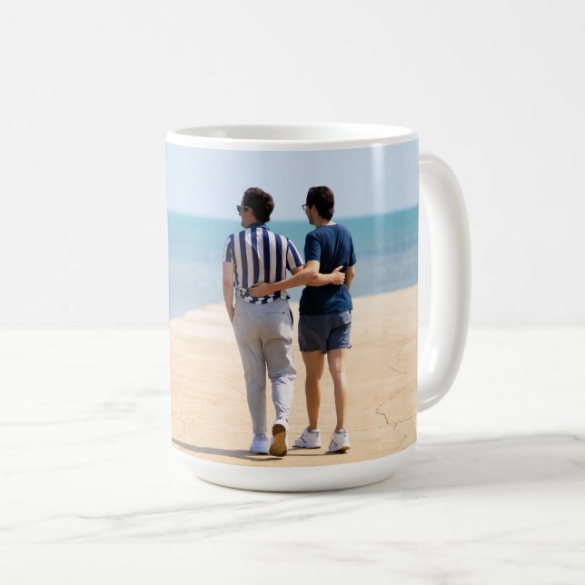 Caneca De Café Mug do Piso Personalizado (Frente Esquerda)
