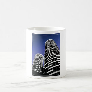 Caneca De Café Mug do Skyscraper da Cidade