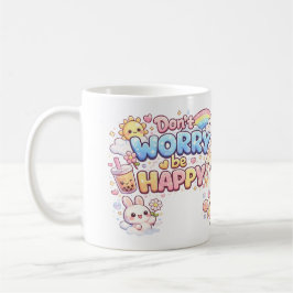 Caneca De Café MUG - Don't worry, be happy!