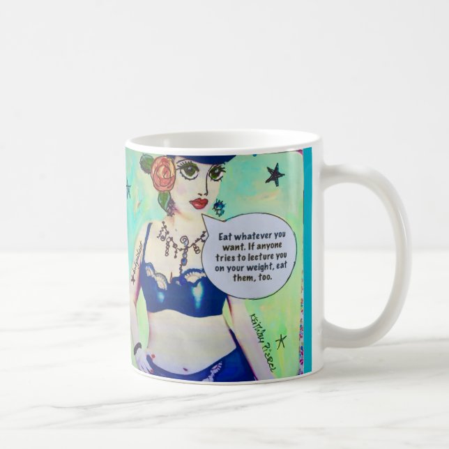 CANECA DE CAFÉ MUG-EAT O QUE QUER QUE VOCÊ QUER (Direita)