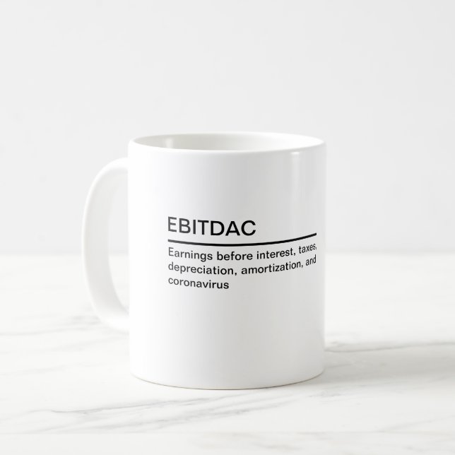 Caneca De Café Mug EBITDAC (Frente Esquerda)