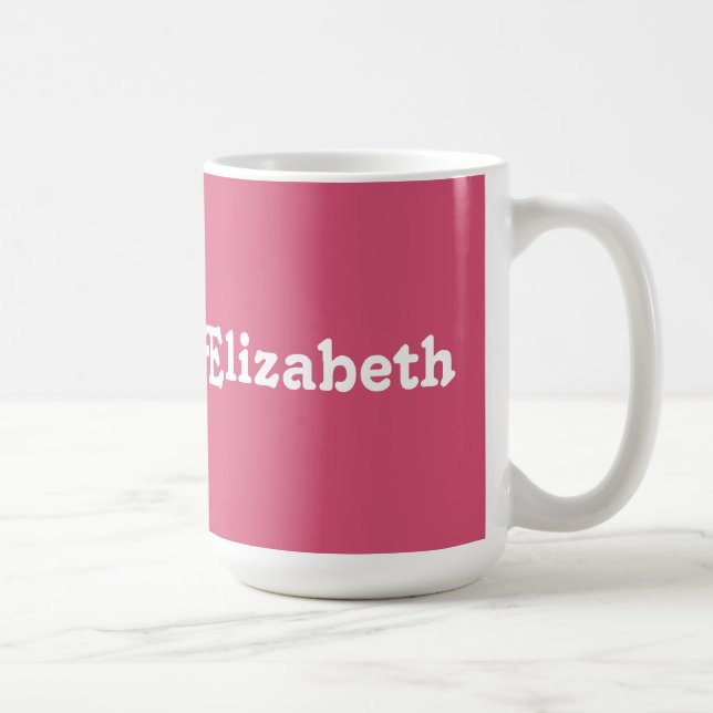 Caneca De Café Mug Elizabeth (Direita)