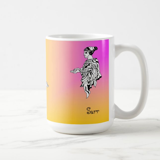 Caneca De Café Mug: Estátua Grega (Direita)