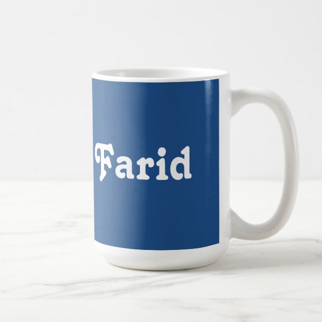 Caneca De Café Mug Farid (Direita)