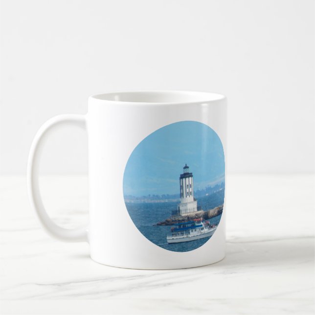 Caneca De Café Mug - Farol de Los Angeles Harbor (Esquerda)