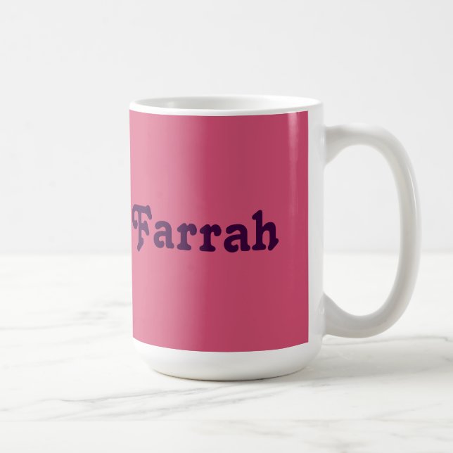 Caneca De Café Mug Farrah (Direita)
