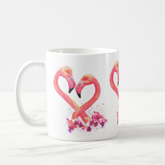 Caneca De Café Mug - Flamingo Design