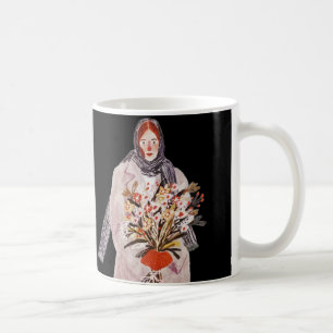 Caneca De Café Mug Floral Personalizado - Oferta Simples De Arte