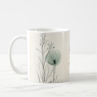 Caneca De Café Mug Floral Personalizado para a Mãe - Gratidão Gen