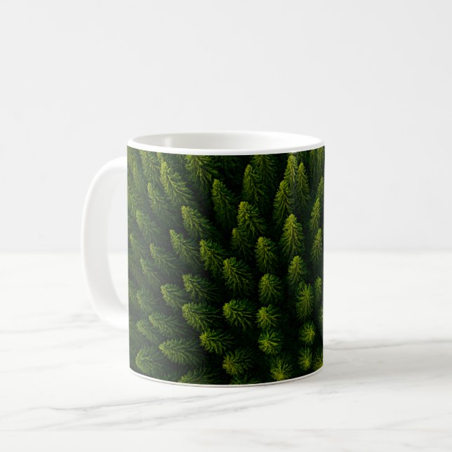 Caneca De Café Mug Floresta Verde (Frente Esquerda)