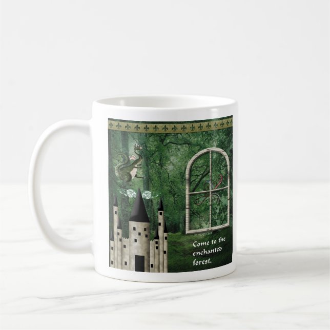 Caneca De Café Mug Florestal Encantado (Esquerda)
