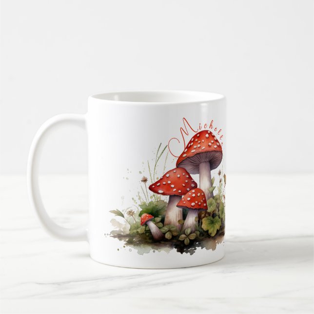 Caneca De Café Mug Florestal Encantado - Personalizado (Esquerda)