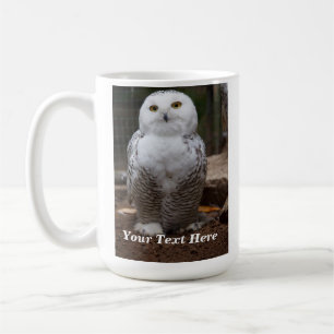 Caneca De Café Mug Fotográfico personalizado de Snowy Owl