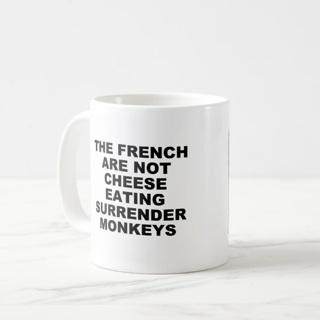 Caneca De Café Mug francês (Frente Esquerda)