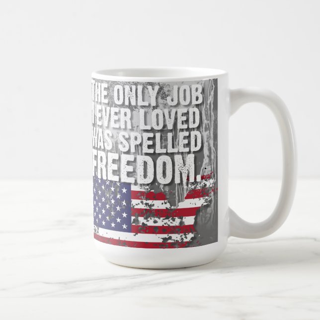 Caneca De Café Mug – Freedom Job (Direita)