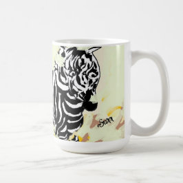 Caneca De Café Mug : Freedom Of The Zebra