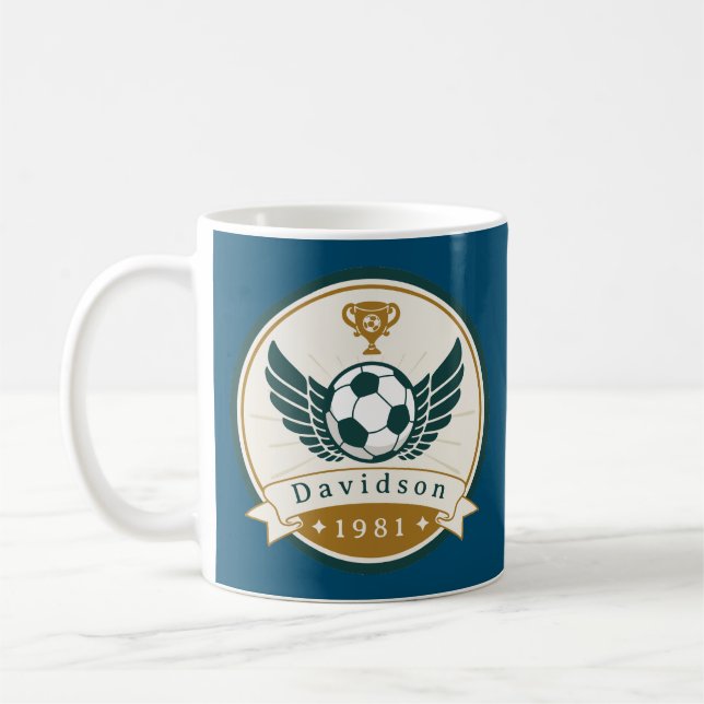 Caneca De Café Mug - Futebol de futebol - Personalizado - Adicion (Esquerda)