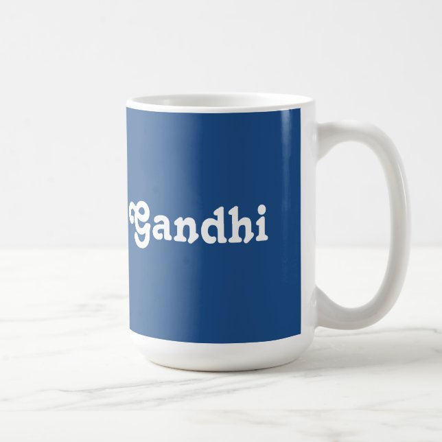 Caneca De Café Mug Gandhi (Direita)
