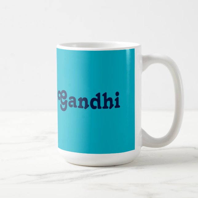 Caneca De Café Mug Gandhi (Direita)