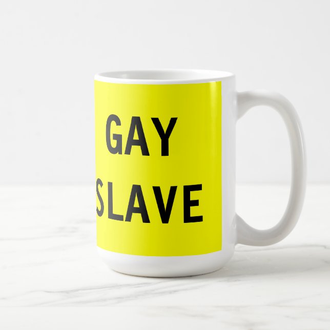 Caneca De Café Mug Gay Slave (Direita)
