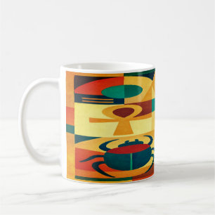 Caneca De Café Mug Geométrico de Café Egípcio - Símbolos Sagrados