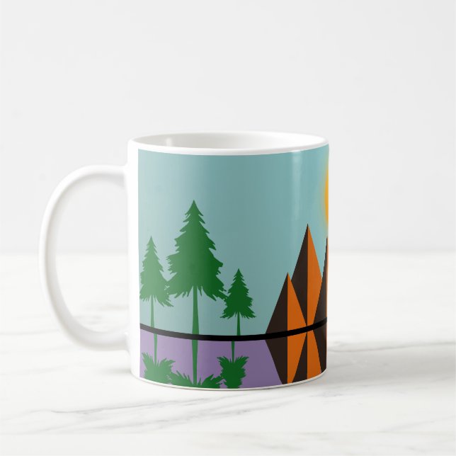 Caneca De Café Mug Geométrico Selvagem (Esquerda)