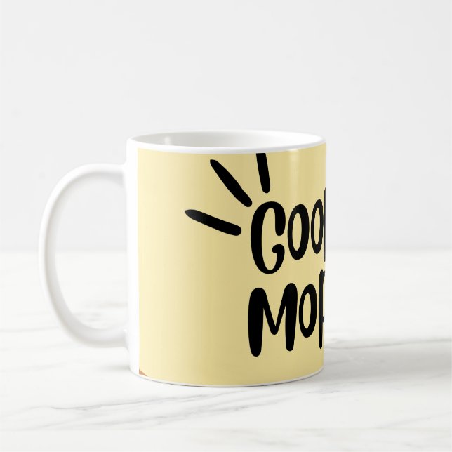 Caneca De Café mug GoOd MoRnInG (Esquerda)