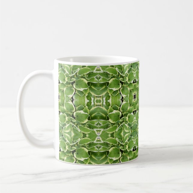 Caneca De Café Mug Green Hosta (Esquerda)