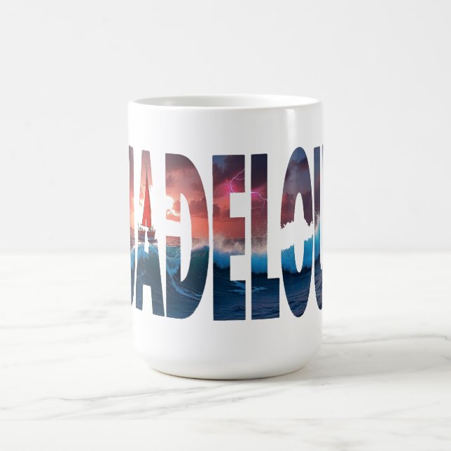 Caneca De Café Mug Guadeloupe Sunset (Centro)
