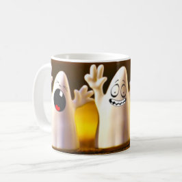Caneca De Café Mug Halloween Ghosts