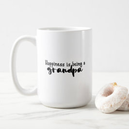 Caneca De Café Mug - Happiness Is Being A Grandpa