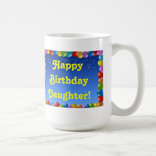Caneca De Café Mug Happy Birthday Filha