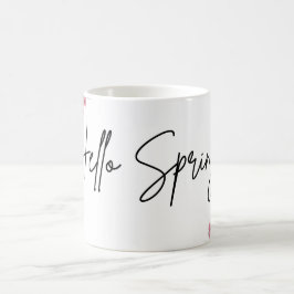 Caneca De Café Mug Hello spring