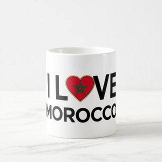 Caneca De Café Mug I Love Morocco