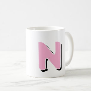 Caneca De Café Mug Inicial