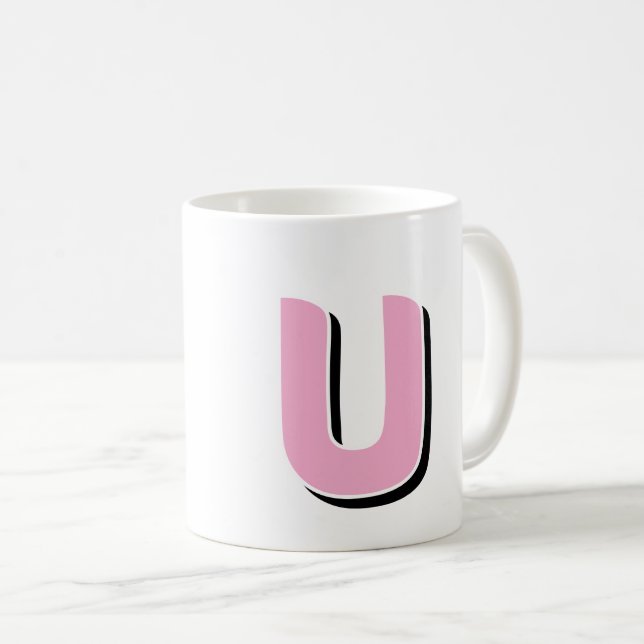 Caneca De Café Mug Inicial (Frente Esquerda)