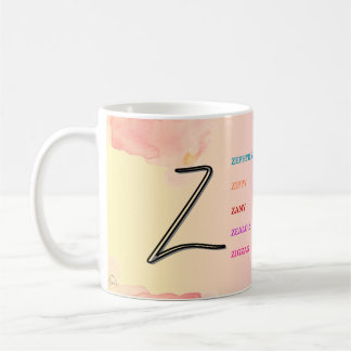 Caneca De Café Mug inicial "Z" (11oz)