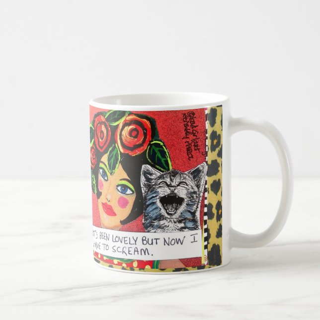 Caneca De Café MUG-IT foi BONITO MAS AGORA EU TENHO QUE GRITAR (Direita)