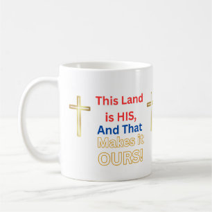Caneca De Café Mug Jesus Esta Terra é Sua e que a torna nossa