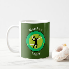 Caneca De Café Mug - Jogador de Tênis - Personalizado - Adicionar