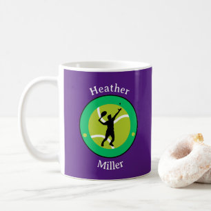 Caneca De Café Mug - Jogador de Tênis - Personalizado - Adicionar