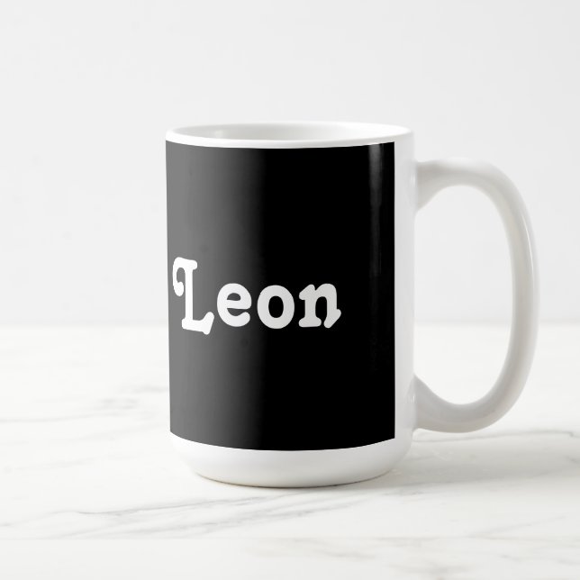 Caneca De Café Mug Leon (Direita)