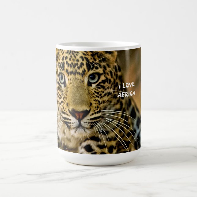 Caneca De Café Mug Leopardo Africano (Centro)