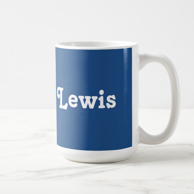 Caneca De Café Mug Lewis (Direita)