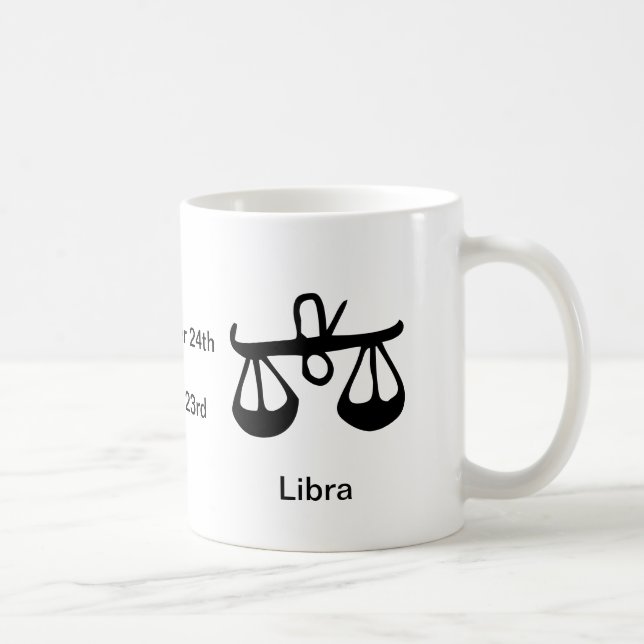 Caneca De Café Mug - Libra (Direita)