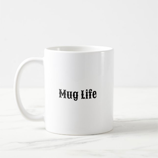 Caneca De Café Mug Life (Esquerda)