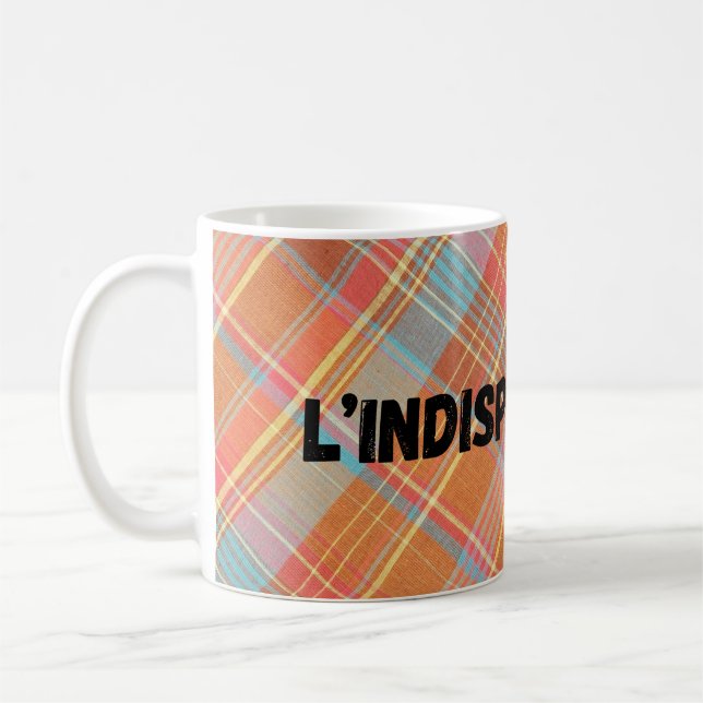 Caneca De Café Mug "L'indispensable"  (Esquerda)