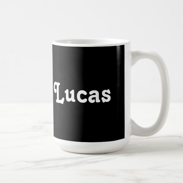 Caneca De Café Mug Lucas (Direita)