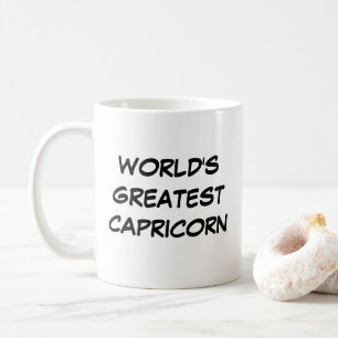 Caneca De Café Mug "Maior Capricórnio do Mundo"